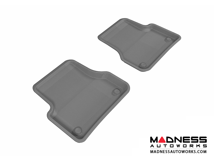 Audi A6/ S6/ A7 Floor Mats (Set of 2) - Rear - Gray by 3D MAXpider (2012-)